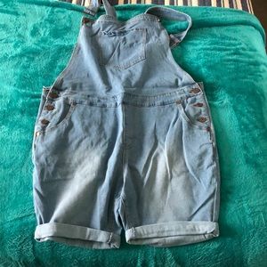 Brand new 90’s inspired short overalls
